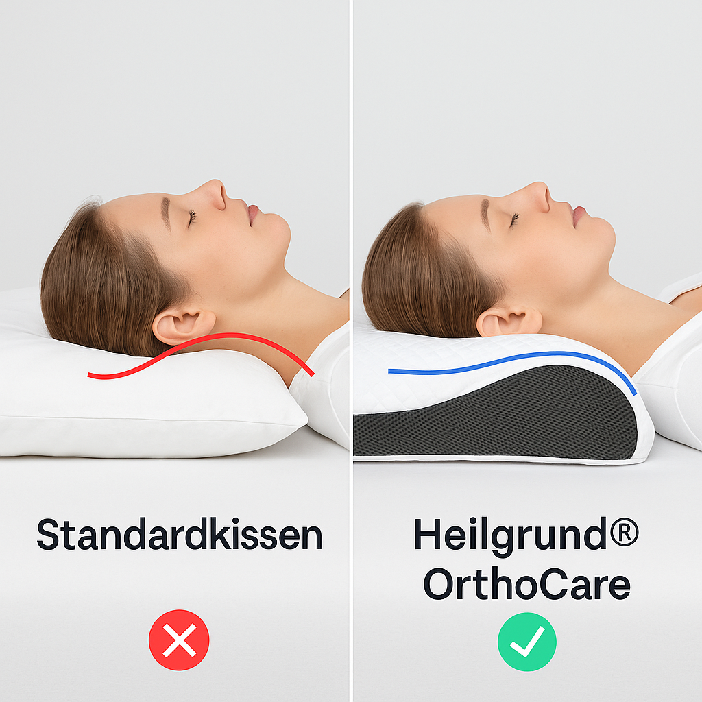 Heilgrund® OrthoCare Pillow – Ergonomisch-orthopädisches Schlafsystem